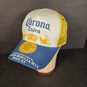 Corona Extra Trucker Ballcap Snapback Concept One Mexican Beer Never Worn Mesh